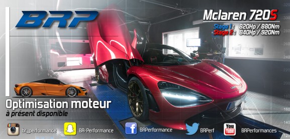 REPROGRAMMATION MOTEUR MC LAREN 720S