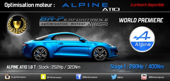 REPROGRAMMATION MOTEUR ALPINE A110 1.8 TCE