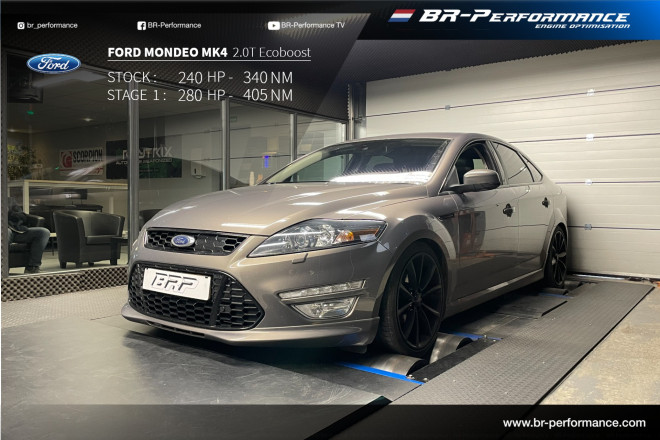 Ford Mondeo 2.0T Ecoboost stage 1 - BR-Performance - Reprogrammation  moteur, préparation moteur, optimisation moteur